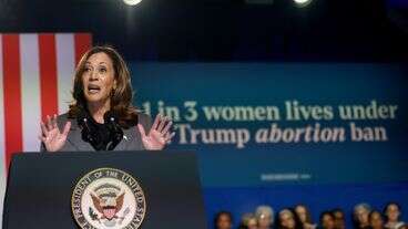 Harris Calls Republicans ‘Hypocrites’ In Powerful Speech On Abortion