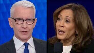 Anderson Cooper Fires Back At Critics Of His Harris Town Hall: 'I'm Not On MSNBC'