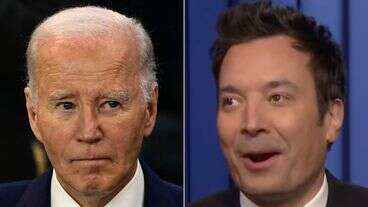 Jimmy Fallon Has His Fun With Joe Biden's Viral Rainforest Moment