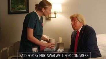 Eric Swalwell Targets Trump In Ad Depicting Ex-President In A Nursing Home