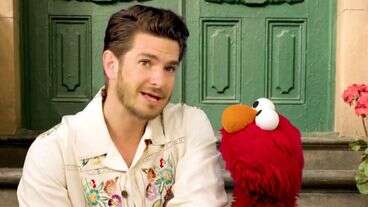 Andrew Garfield Opens Up To Elmo About Remembering His Late Mother Lynn In Heartfelt Clip