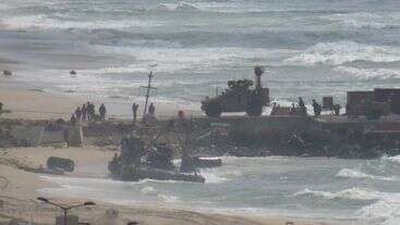 U.S. Removing Its Pier From Gaza Coast Again Due To Weather