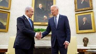 Netanyahu Meets With Biden And Harris At The White House