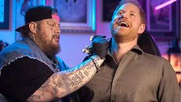 Prince Harry Gets A ‘Neck Tattoo’ From Jelly Roll