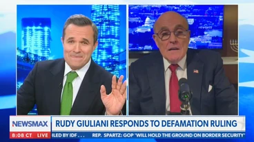 Rudy Giuliani Hits Newsmax Host With A Wild Defamation Case Ask On Live TV