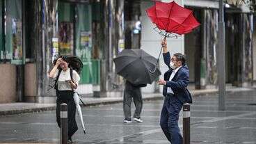 Typhoon Lashes Japan With Torrential Rains And Strong Winds On Slow Crawl North