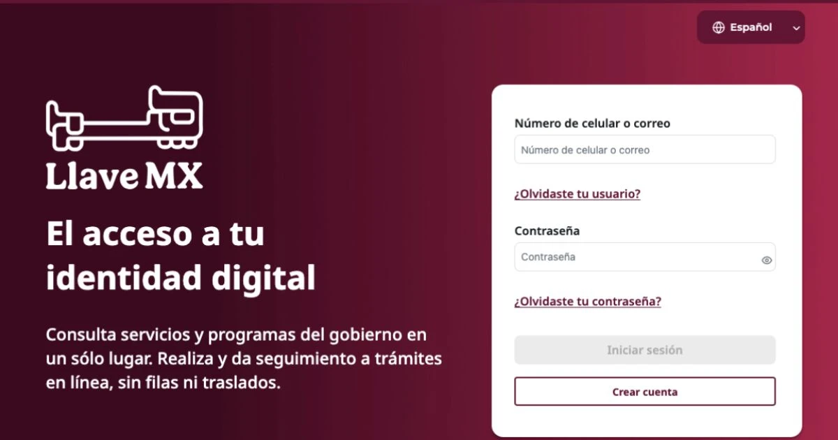 Cómo crear tu cuenta Llave MX paso a paso