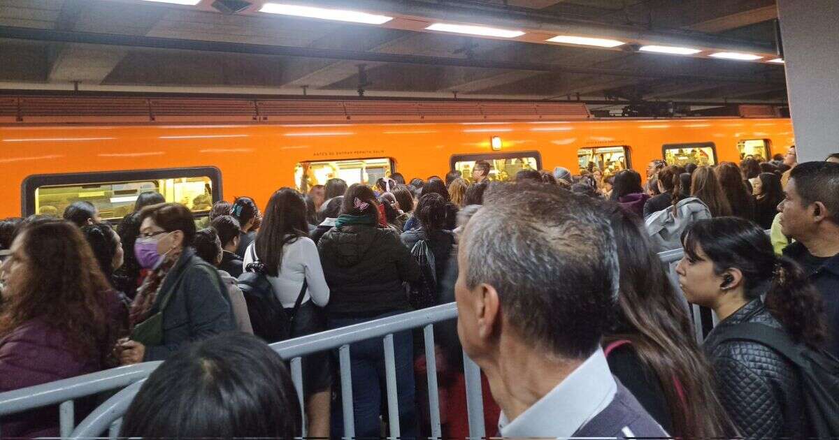 Caos en las Líneas 8 y 12 del Metro de la CDMX