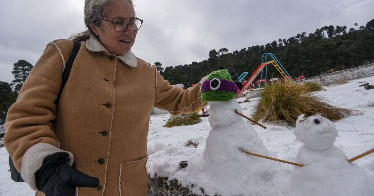 En México también cae nieve, así se vivió en estos estados