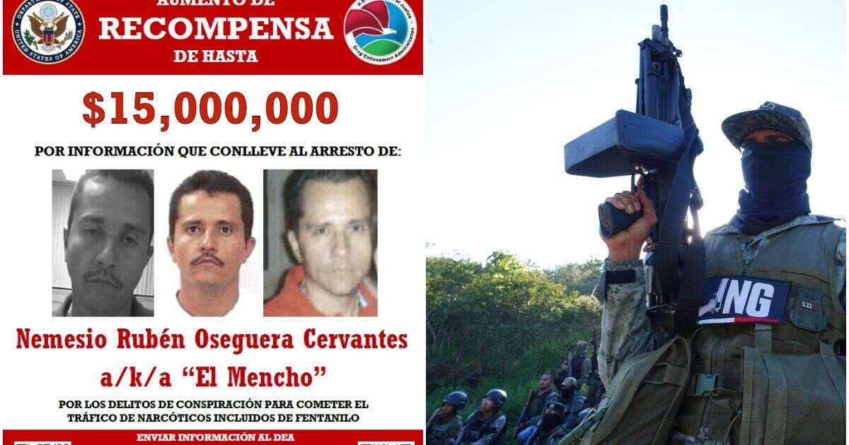 EU eleva a 15 mdd la recompensa por Nemesio Oseguera “El Mencho”, líder de CJNG