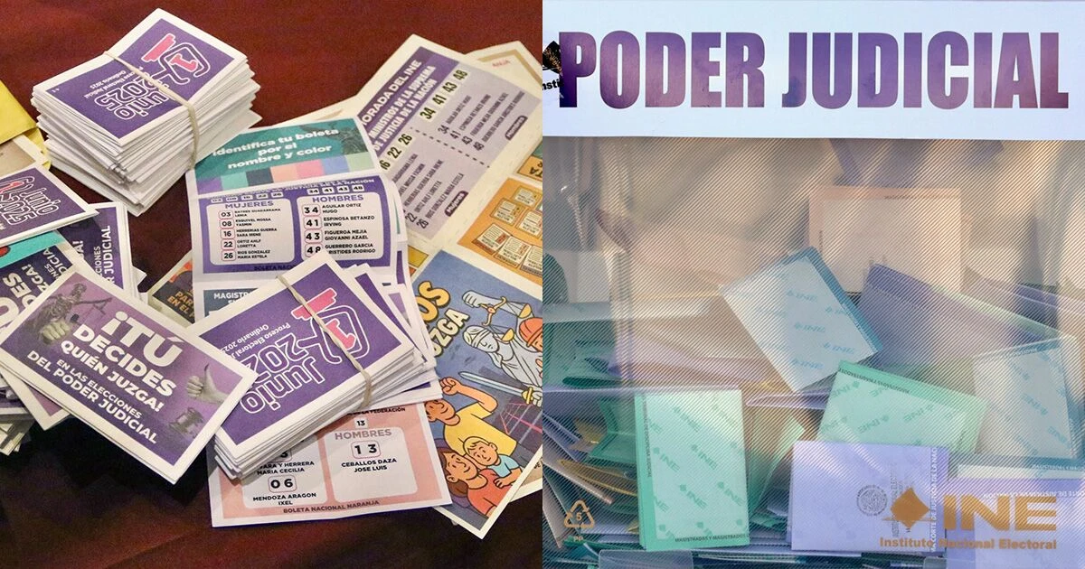 Juzgadores burlan la ley: salen en acordeones, los multan, pero ganan elección
