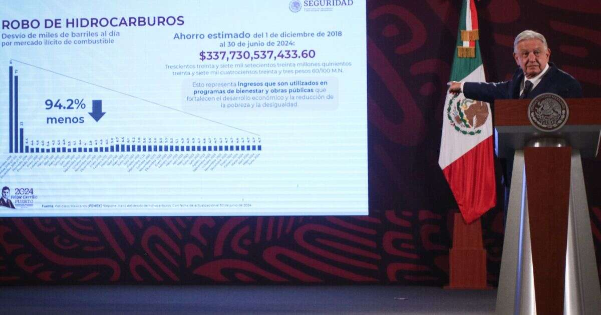 Presupuesto de Dos Bocas salió del combate al huachicol, dice AMLO