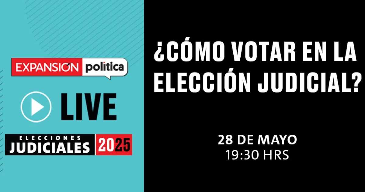 #LIVE | ¿Cómo votar en la elección judicial?