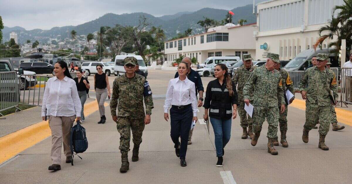 Sheinbaum: Urge abastecer de agua potable y reparar caminos en Acapulco