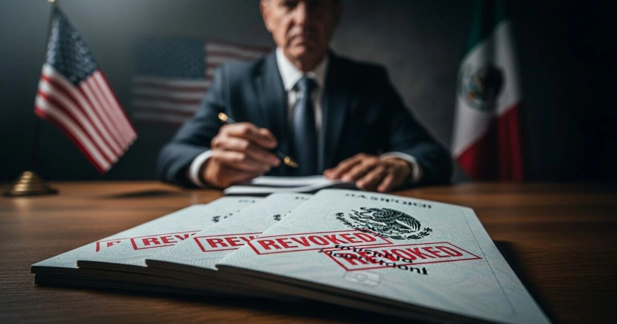 Estados Unidos revoca visas a más de 50 políticos mexicanos por nueva estrategia de guerra contra las drogas