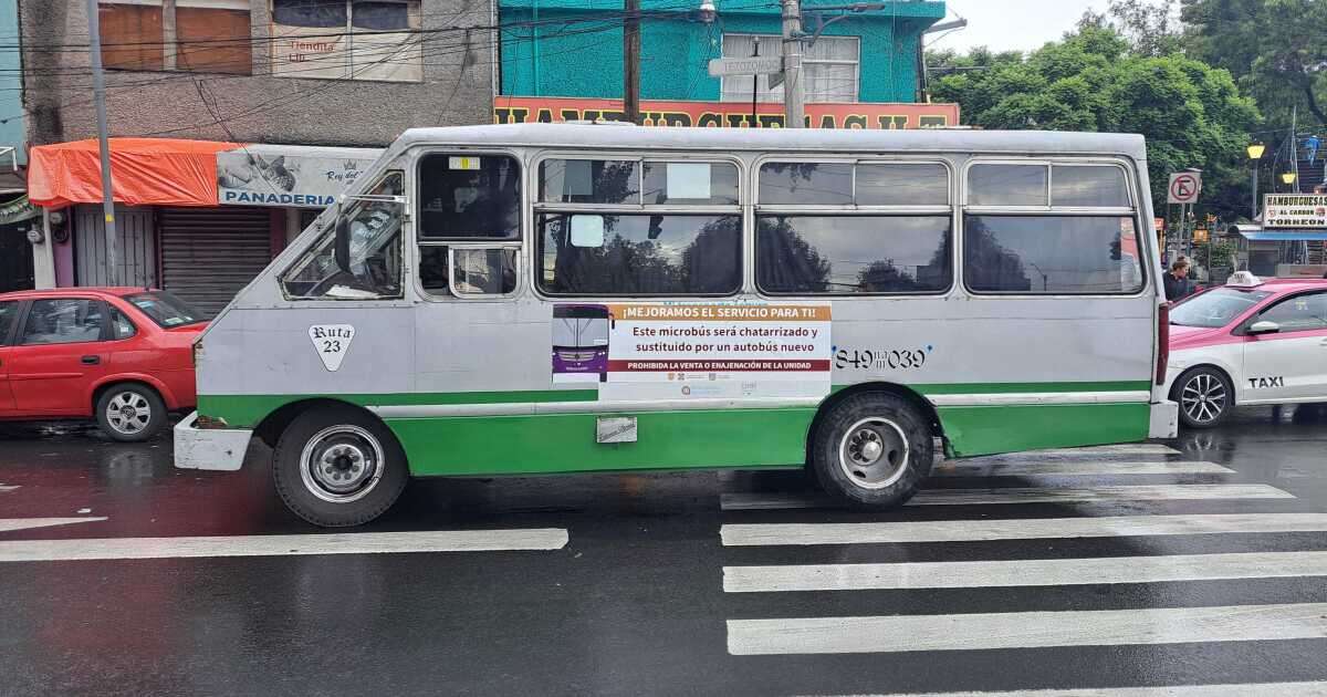 ¿Los microbuses van a desaparecer de la CDMX?