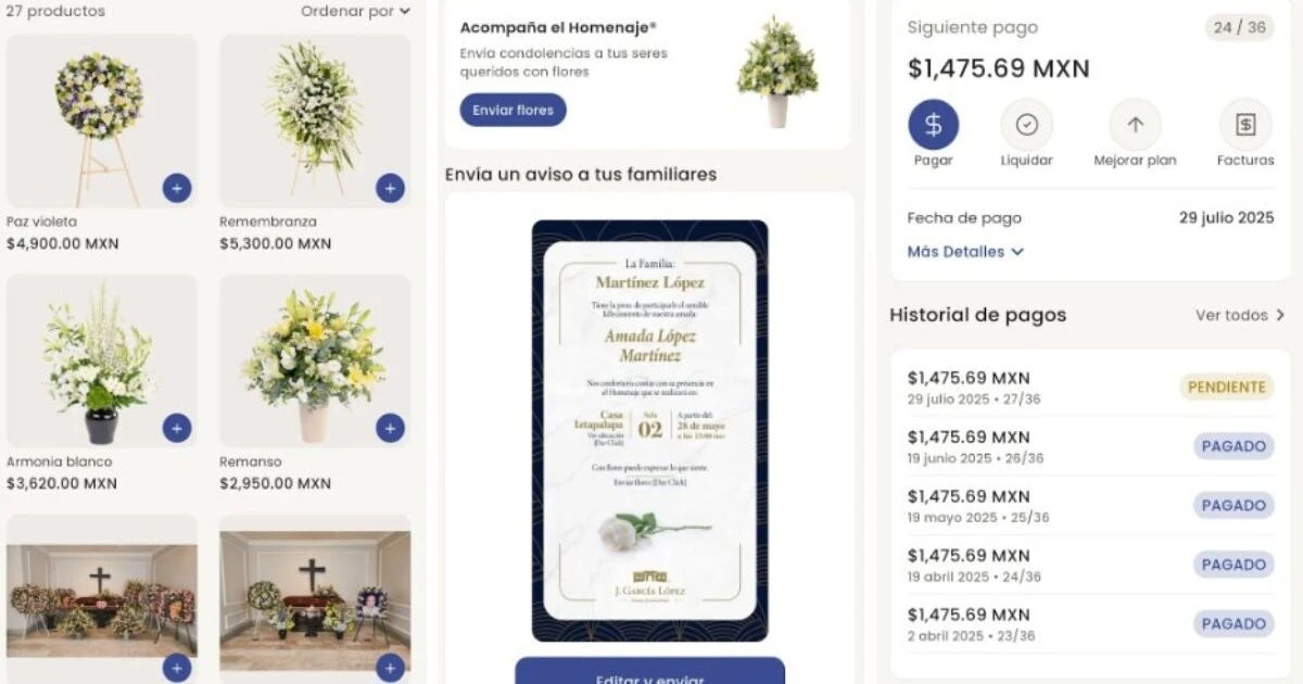 El futuro de los funerales ya está en tu celular