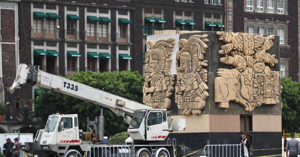 El Zócalo alberga video mapping del origen de México-Tenochtitlán