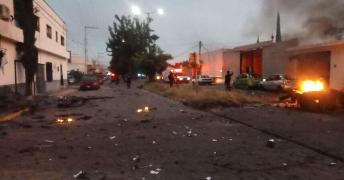 Explosión de coche bomba en Guanajuato deja tres heridos