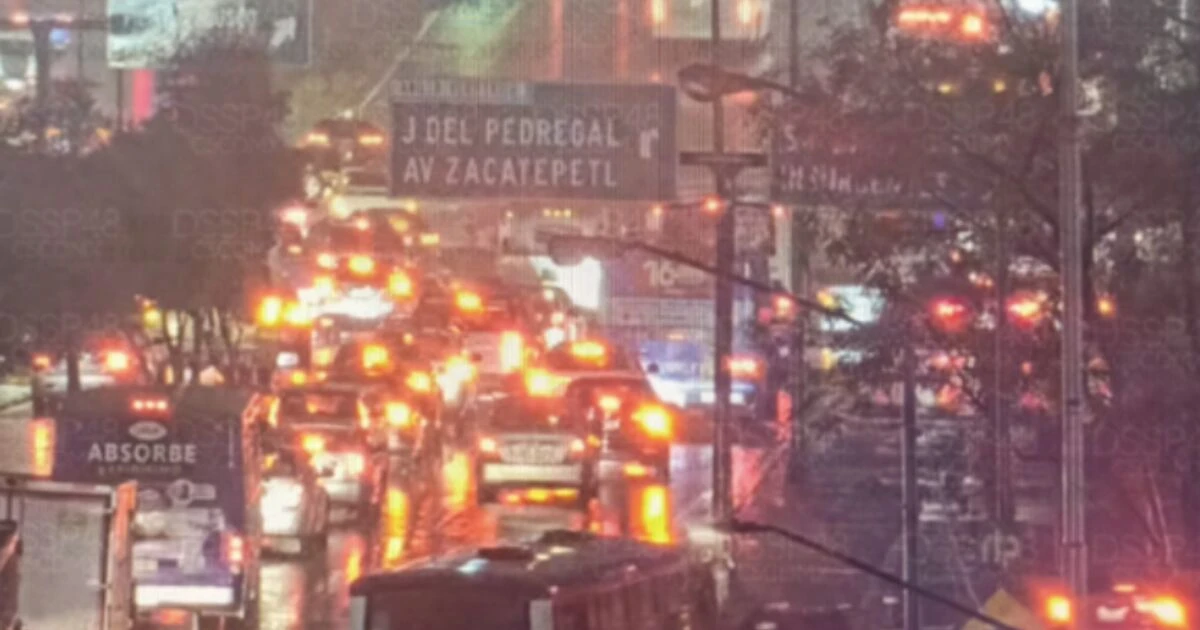 Lluvias causan estragos en calles de CDMX: Metro, Metrobús y Cablebús afectados