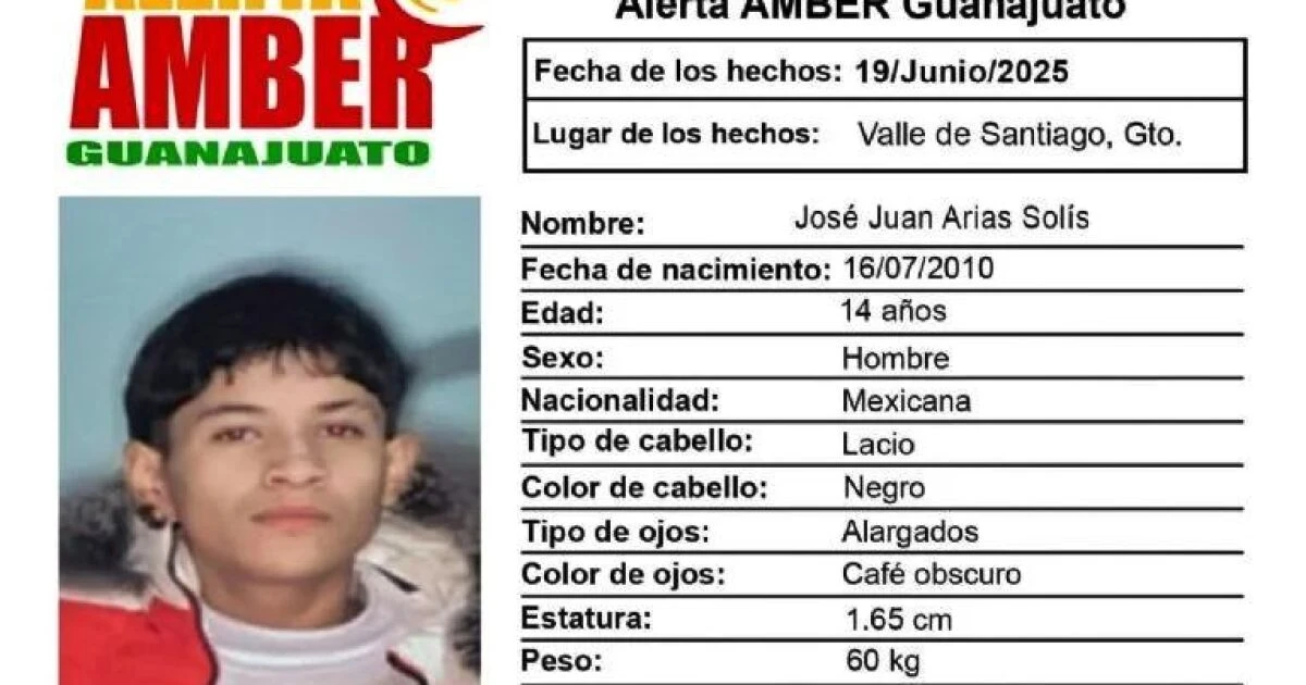 ONU pide a México acciones inmediatas por desaparición de adolescente en Guanajuato