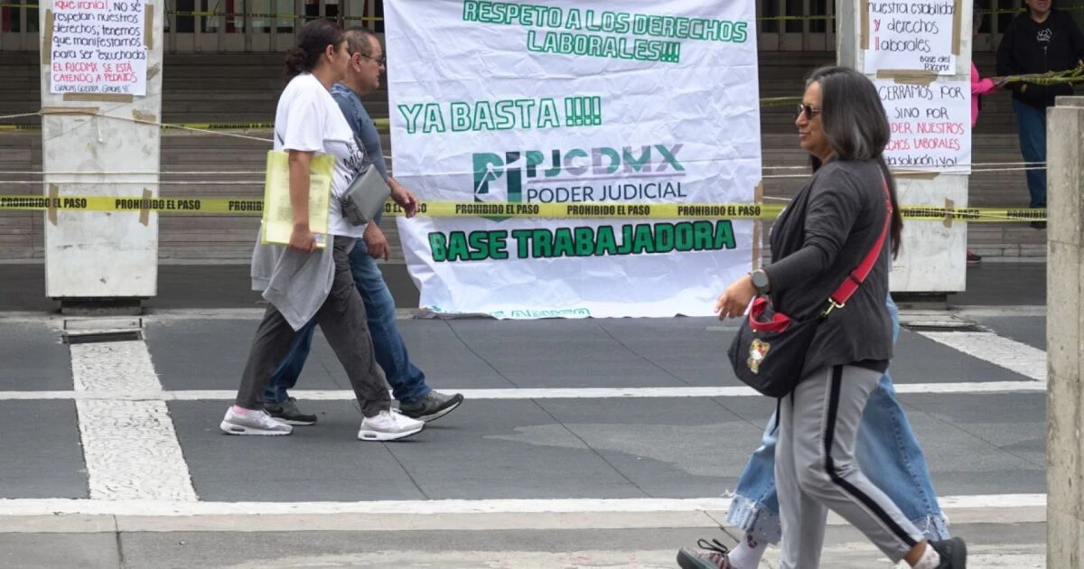 Entre enfrentamientos y sin acuerdos, Poder Judicial CDMX cumple 11 días en paro