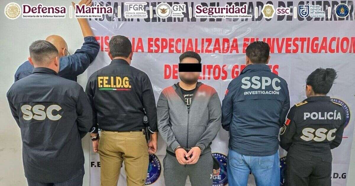 Detienen en CDMX a “El Traumado”, líder del Cártel Independiente de Acapulco