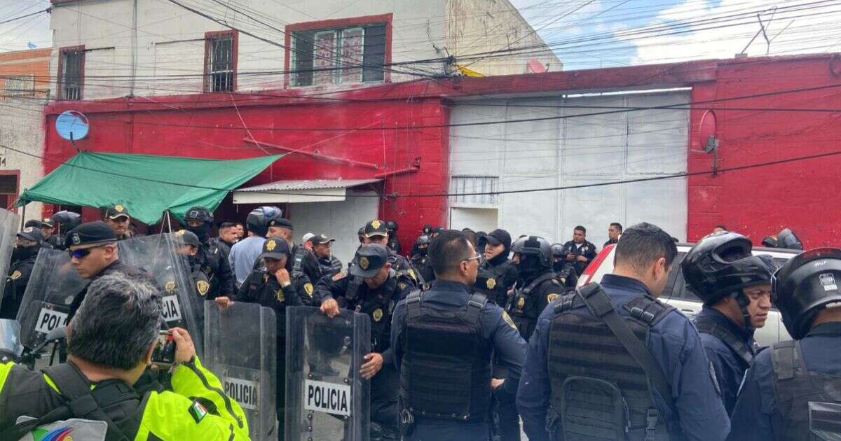 Realiza Gobierno de la CDMX operativo policíaco en Tepito