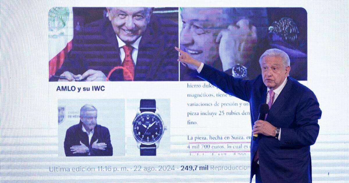 AMLO rifará su reloj de 2,000 pesos en su última “mañanera”