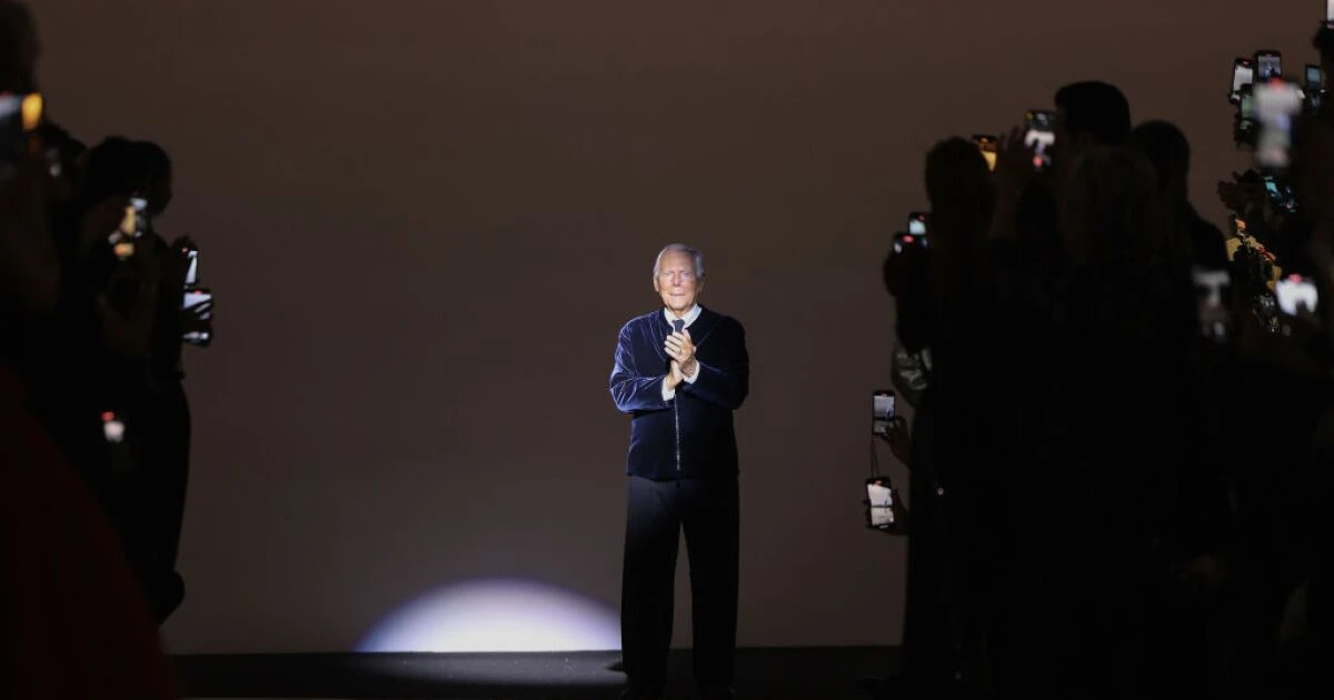Giorgio Armani volverá a los desfiles en septiembre, tras pausa por enfermedad