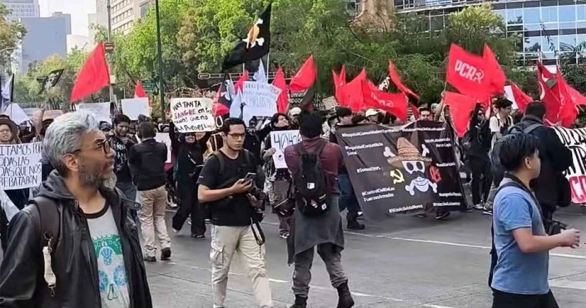 Marcha Generación Z en CDMX contra la violencia en el país