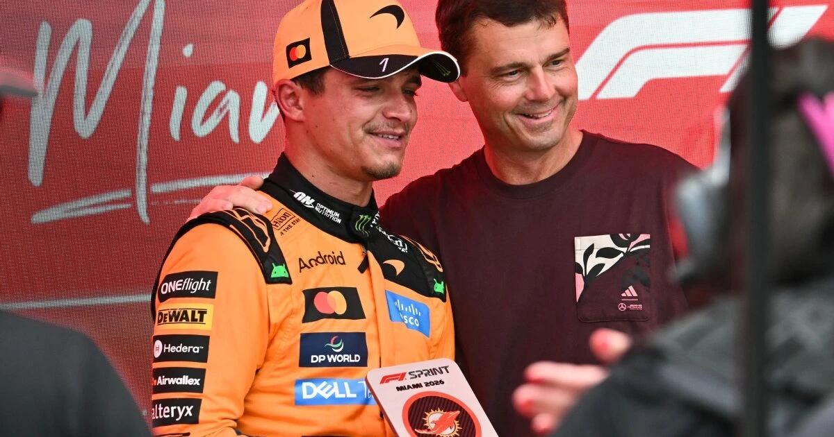 Lando Norris acaba en Miami con la invencibilidad de Mercedes