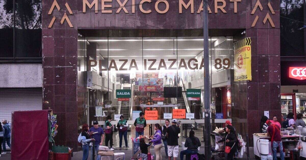 Plaza Izazaga 89 cierra tras operativo y denuncia por extinción de dominio