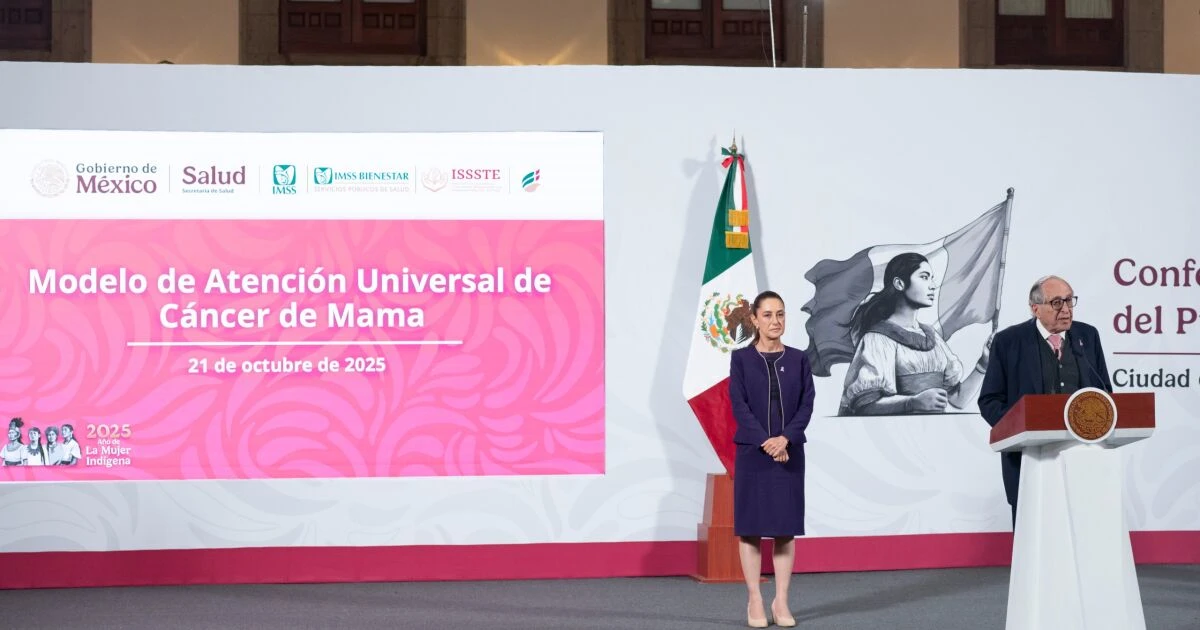 Gobierno de Sheinbaum va por modelo de atención universal para cáncer de mama