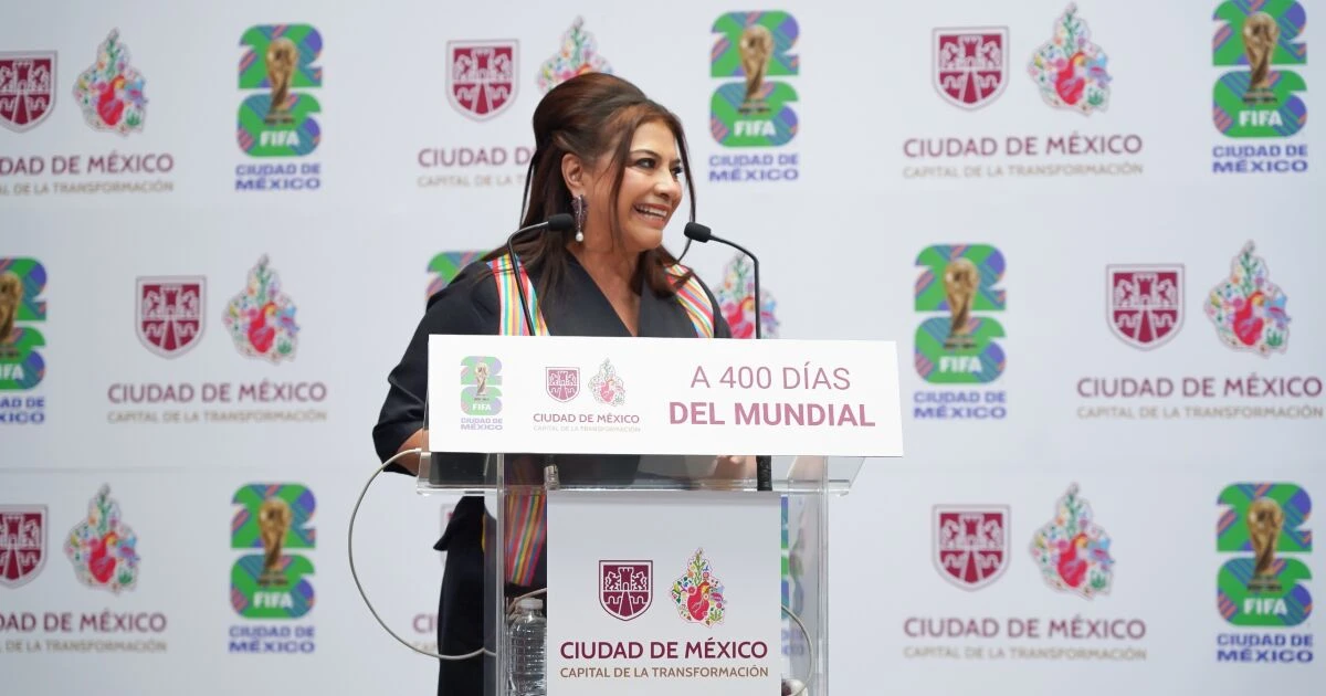 La CDMX prepara obras, eventos y actividades rumbo al mundial de 2026