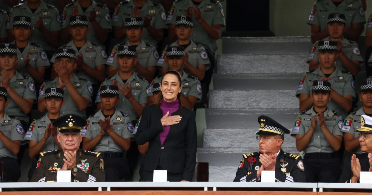 Sheinbaum: “GN no es parte del Ejército; ha contribuido a bajar 25% homicidios”