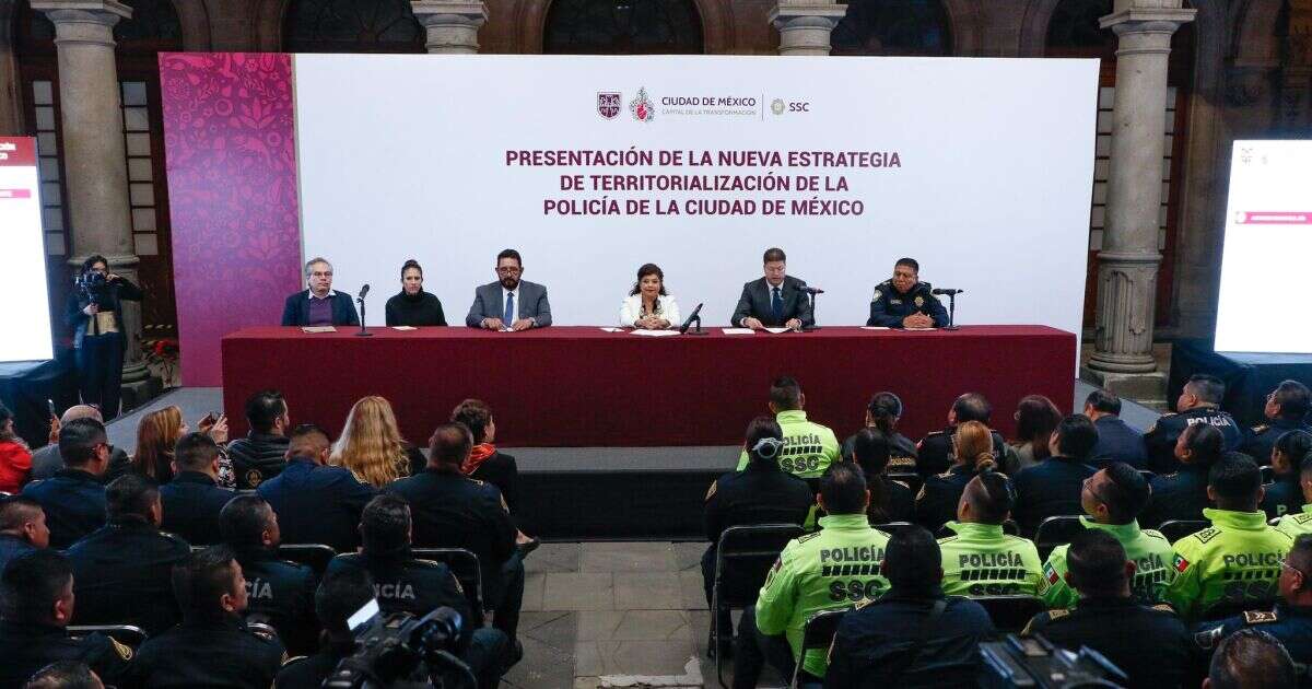 Brugada refuerza seguridad de CDMX con más cuadrantes y evaluaciones a policías