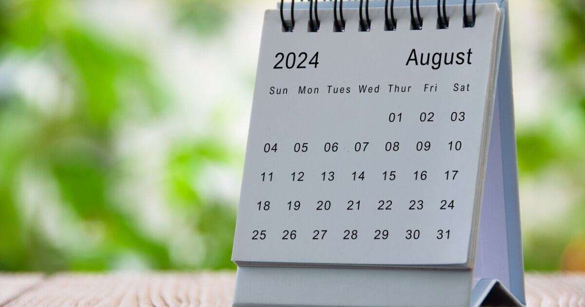 Estas son las efemérides y fechas importantes de agosto 2024