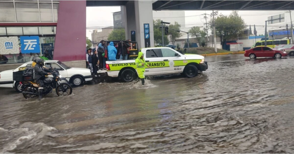 Jueves de lluvias fuertes para 5 alcaldías de la CDMX