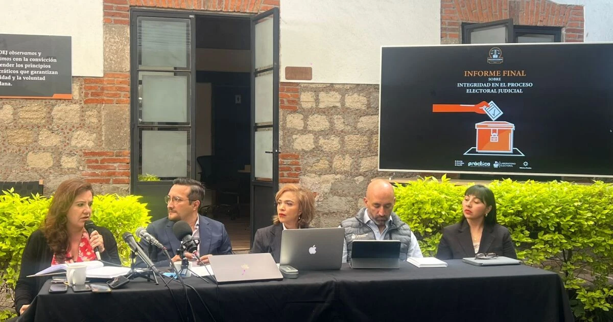 Observatorio Judicial: elección fue una farsa; se necesitan reformas para 2027