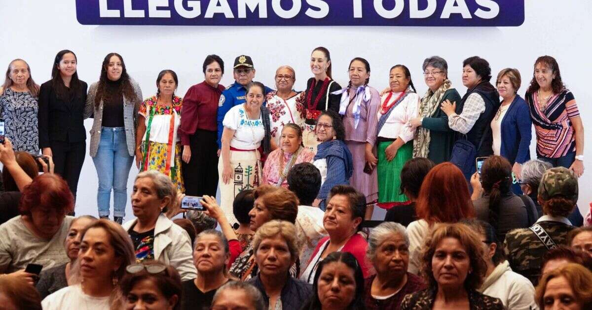 “Llegamos todas”: las iniciativas de Sheinbaum para proteger a las mujeres