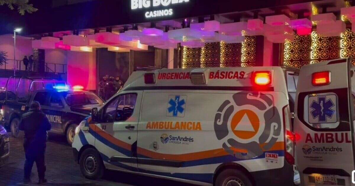 Ataque directo con armas largas deja dos muertos en casino de Angelópolis