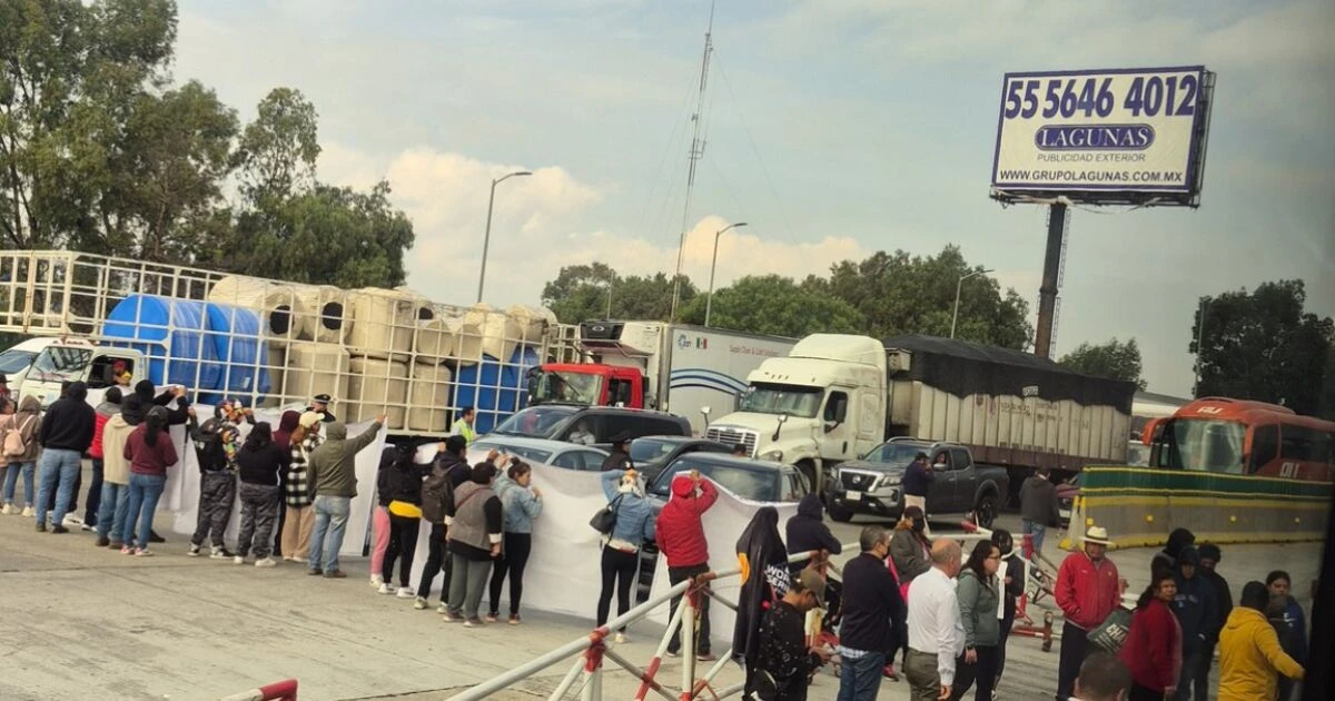 Reportan bloqueo en la autopista México-Puebla, esto es lo que sabemos