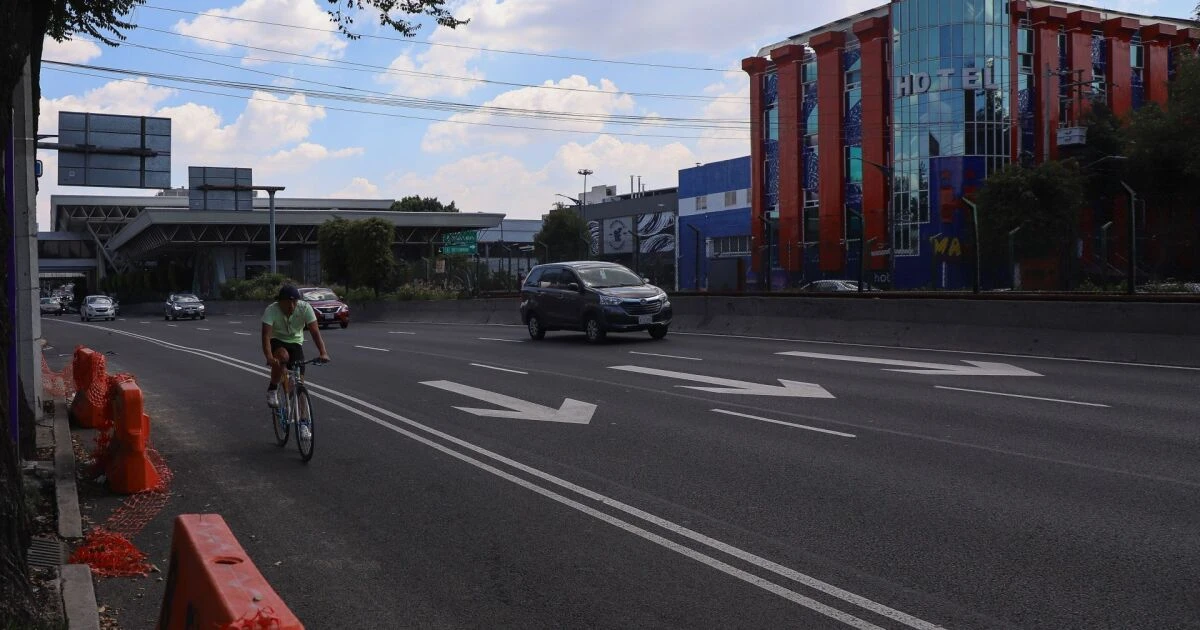 Más de 2,000 ciclistas ya usan Calzada de Tlalpan para rodar