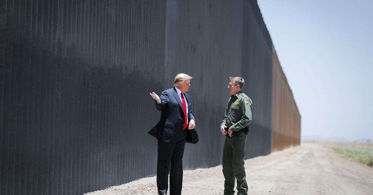 En la frontera con México, Trump insiste en la pena de muerte para narcos...