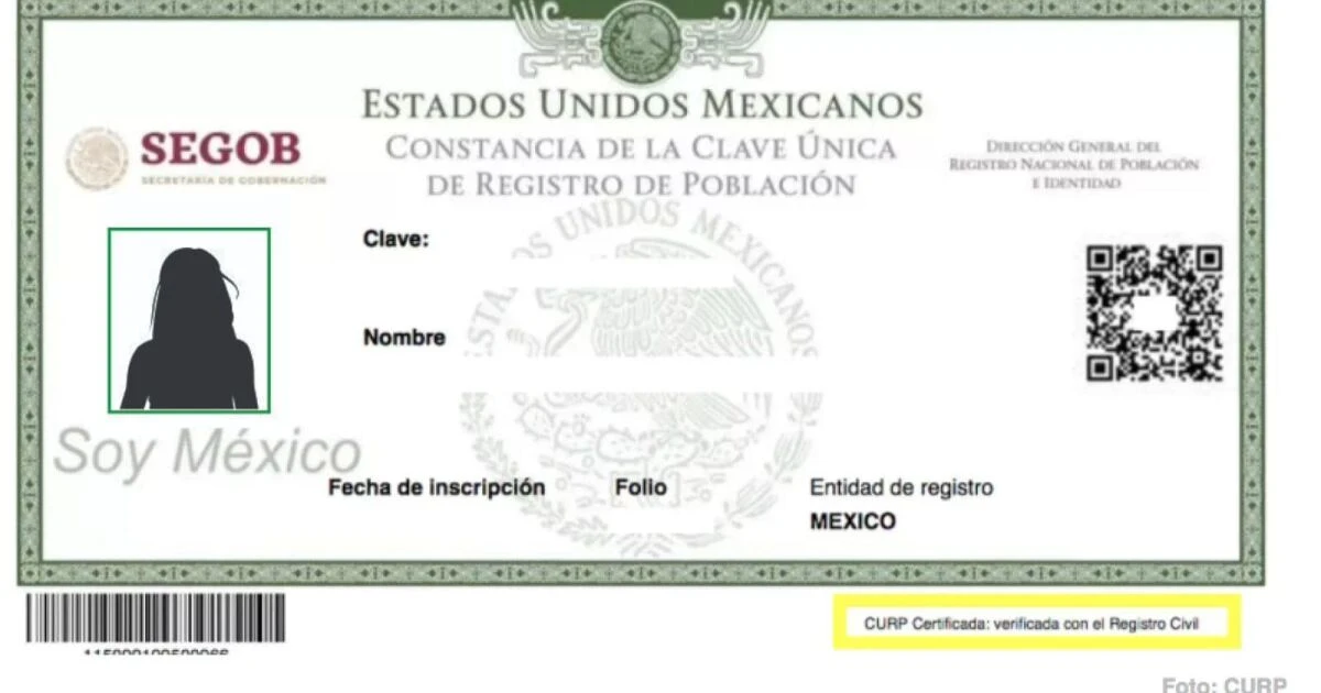 ¿Es necesario llevar la CURP certificada al registro de Mujeres Bienestar?