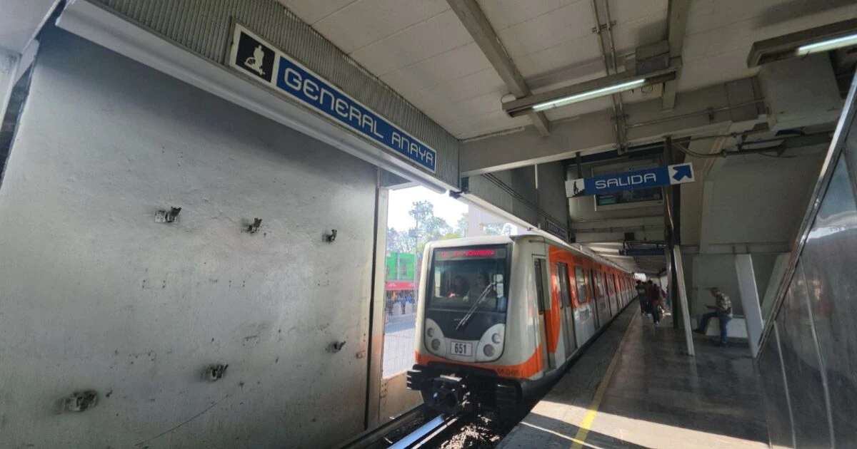 Línea 2 del Metro operará con servicio intermitente por 7 días