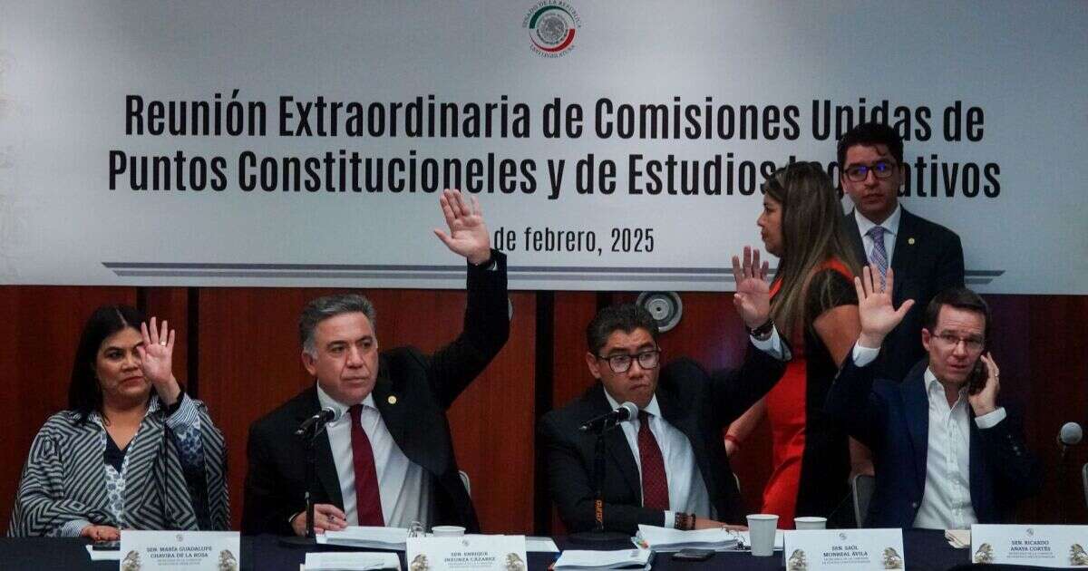 Comisiones del Senado avalan reforma contra nepotismo electoral