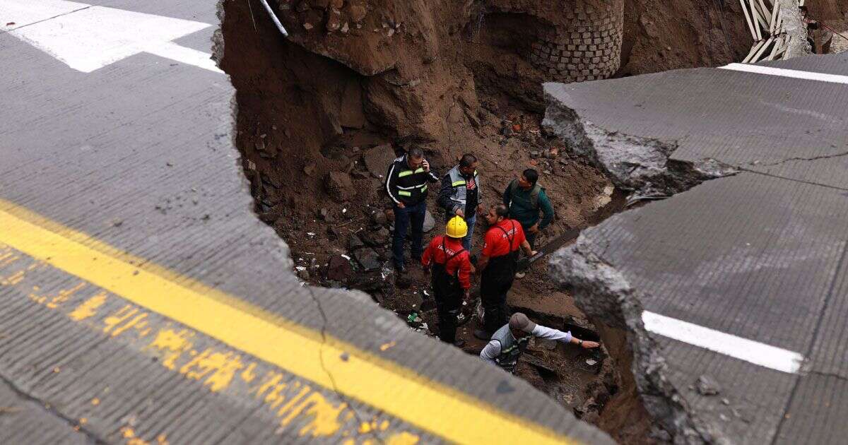 Efecto embudo: revelan las causas del socavón de 12 metros en Jalisco