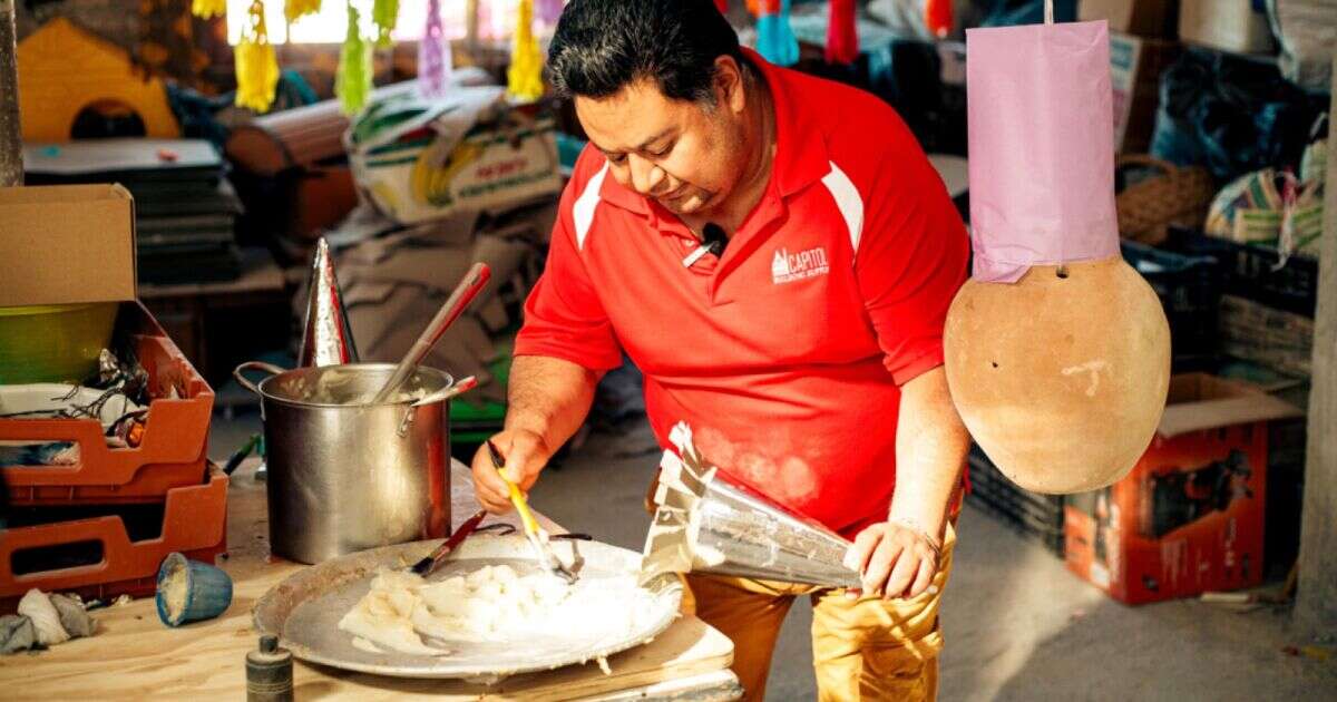 Aprende a hacer una piñata con artesanos del Edomex